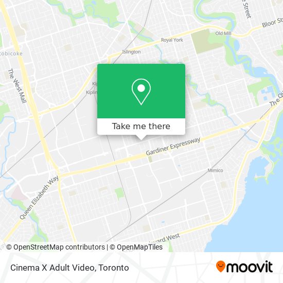 Cinema X Adult Video map