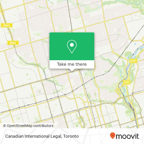 Canadian International Legal map