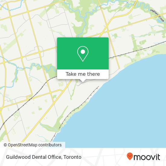 Guildwood Dental Office map