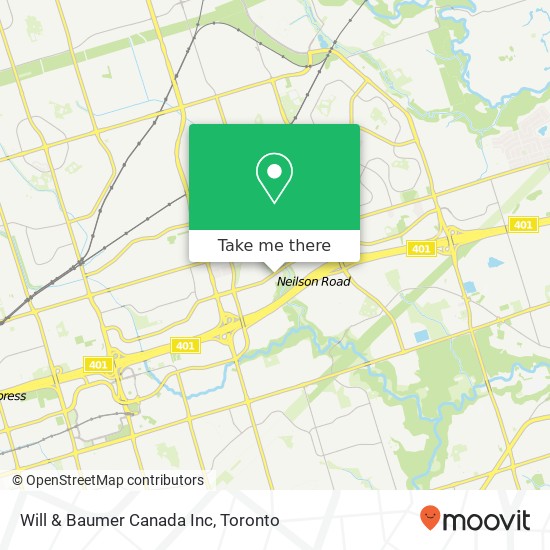 Will & Baumer Canada Inc map