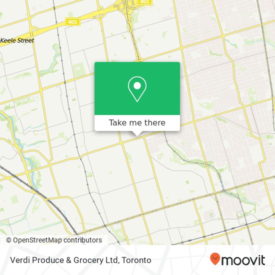 Verdi Produce & Grocery Ltd map