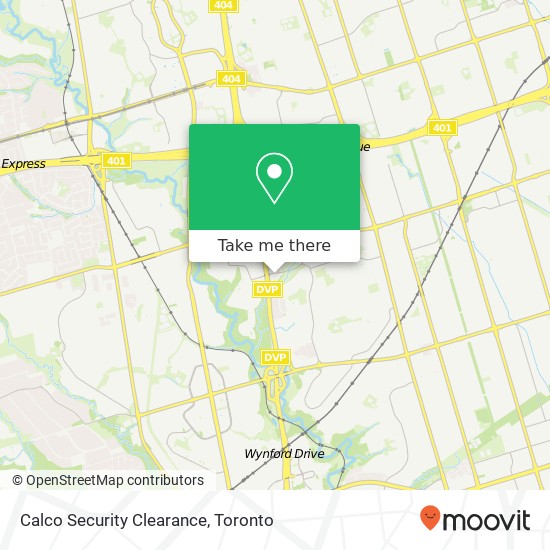 Calco Security Clearance map