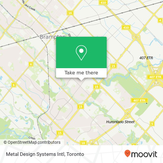 Metal Design Systems Intl map