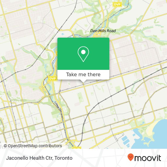 Jaconello Health Ctr map