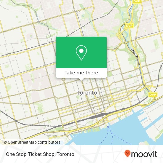 One Stop Ticket Shop map