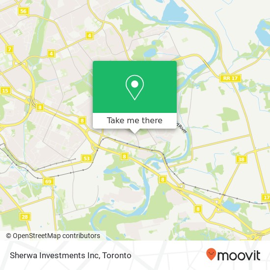 Sherwa Investments Inc map