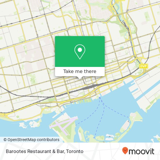 Barootes Restaurant & Bar plan