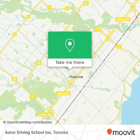 Astor Driving School Inc map