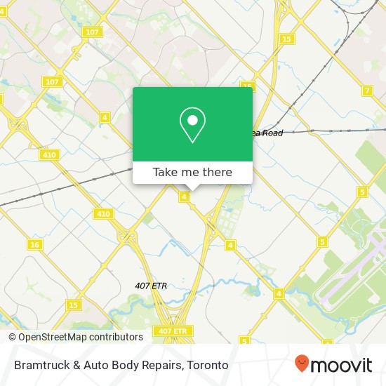 Bramtruck & Auto Body Repairs map