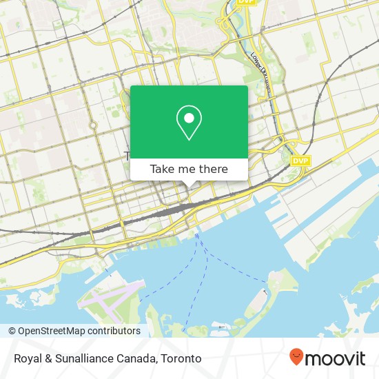 Royal & Sunalliance Canada map