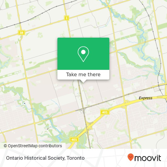 Ontario Historical Society map
