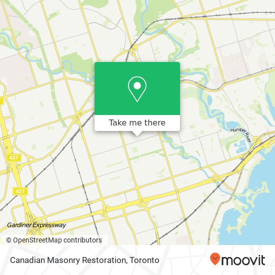 Canadian Masonry Restoration map