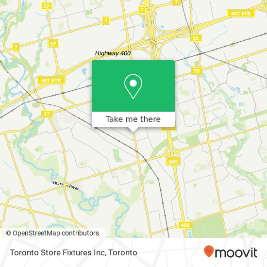 Toronto Store Fixtures Inc map