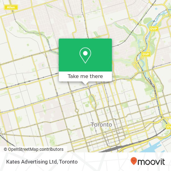 Kates Advertising Ltd map