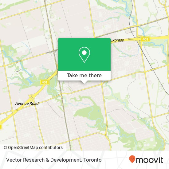 Vector Research & Development map