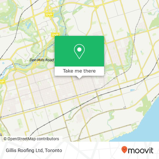 Gillis Roofing Ltd map