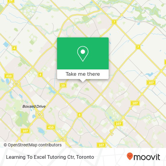 Learning To Excel Tutoring Ctr map