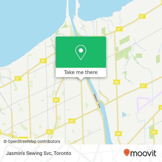 Jasmin's Sewing Svc map