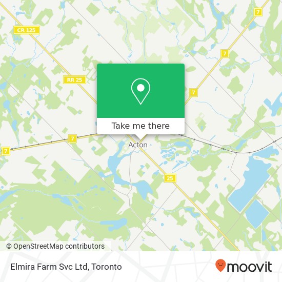 Elmira Farm Svc Ltd map