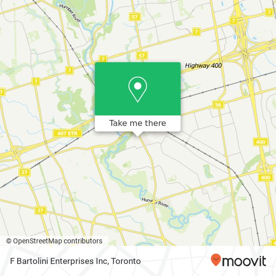 F Bartolini Enterprises Inc map
