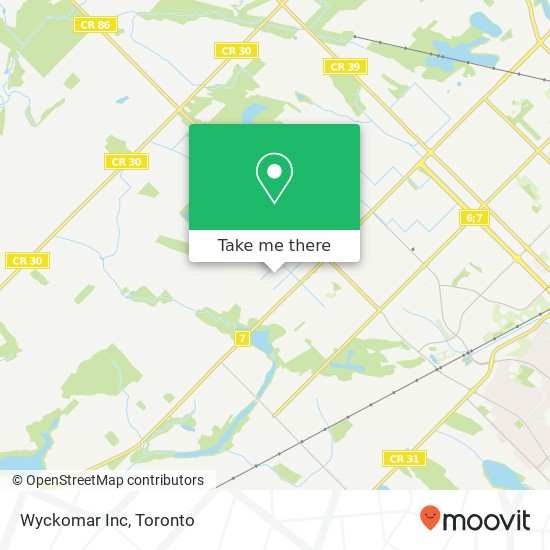 Wyckomar Inc map