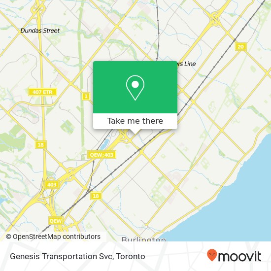 Genesis Transportation Svc map