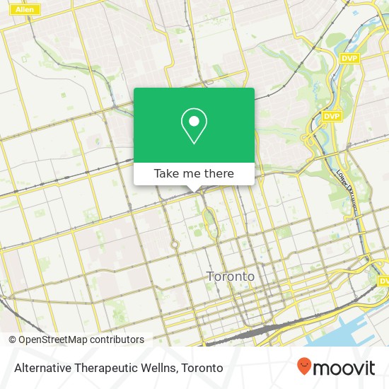 Alternative Therapeutic Wellns map