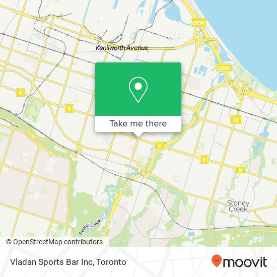 Vladan Sports Bar Inc map