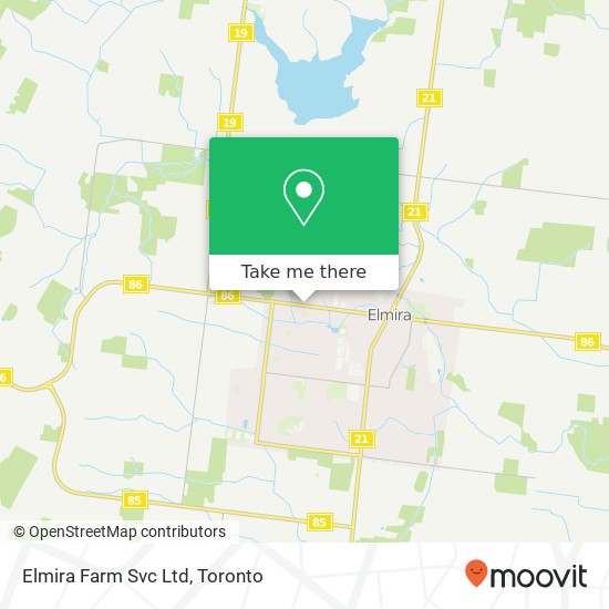 Elmira Farm Svc Ltd map