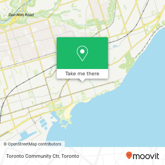 Toronto Community Ctr map
