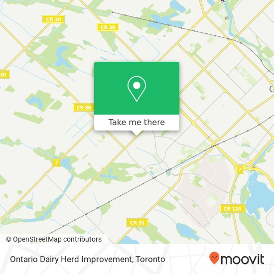 Ontario Dairy Herd Improvement map