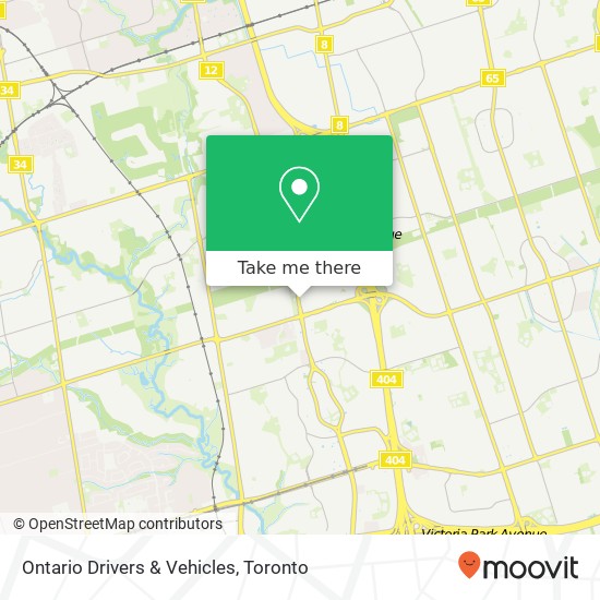 Ontario Drivers & Vehicles map