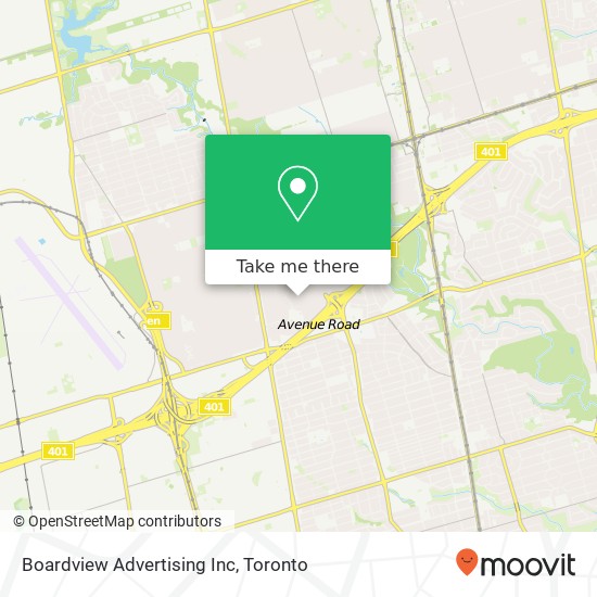 Boardview Advertising Inc map