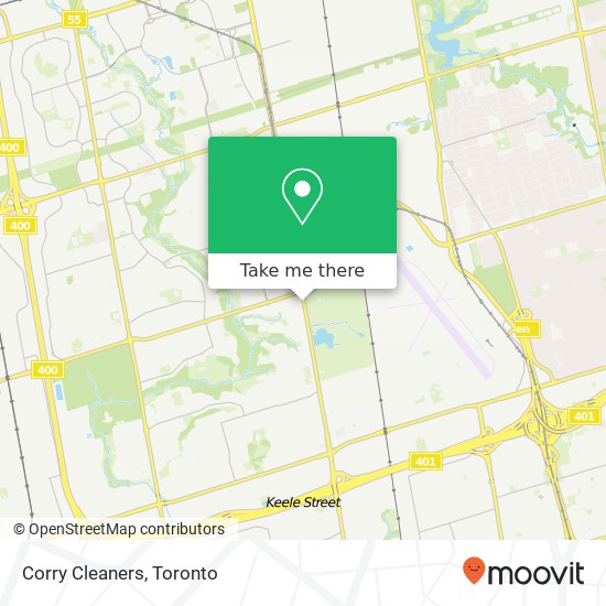 Corry Cleaners map