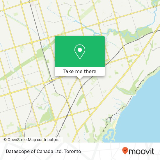 Datascope of Canada Ltd map
