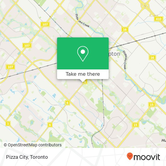 Pizza City map