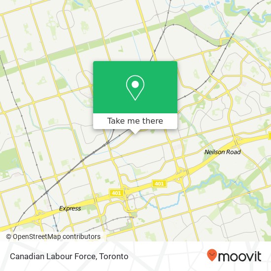 Canadian Labour Force map