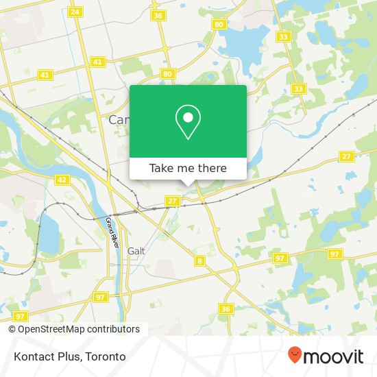 Kontact Plus map