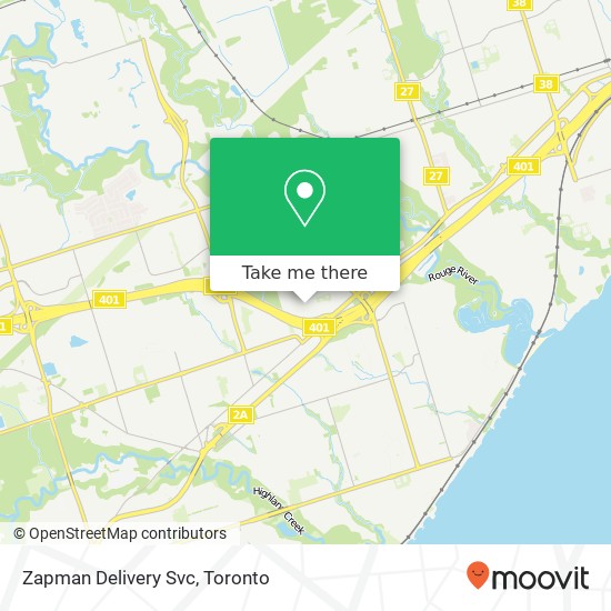 Zapman Delivery Svc map