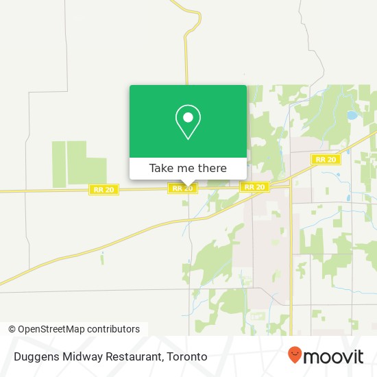 Duggens Midway Restaurant map