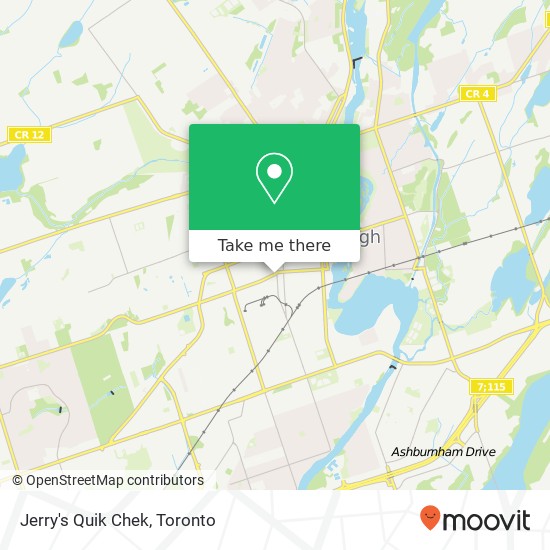 Jerry's Quik Chek map