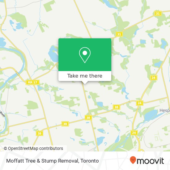 Moffatt Tree & Stump Removal map