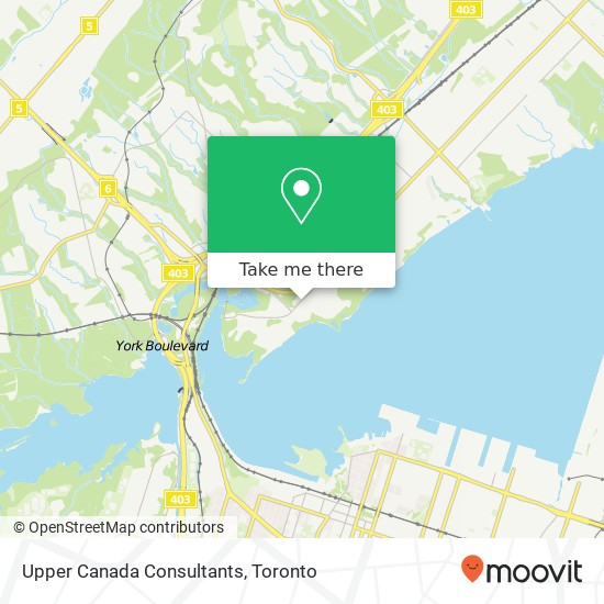 Upper Canada Consultants map