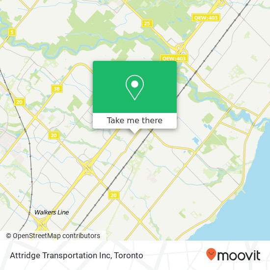 Attridge Transportation Inc map