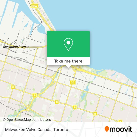 Milwaukee Valve Canada map