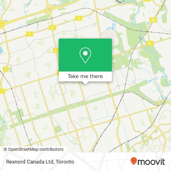 Rexnord Canada Ltd map