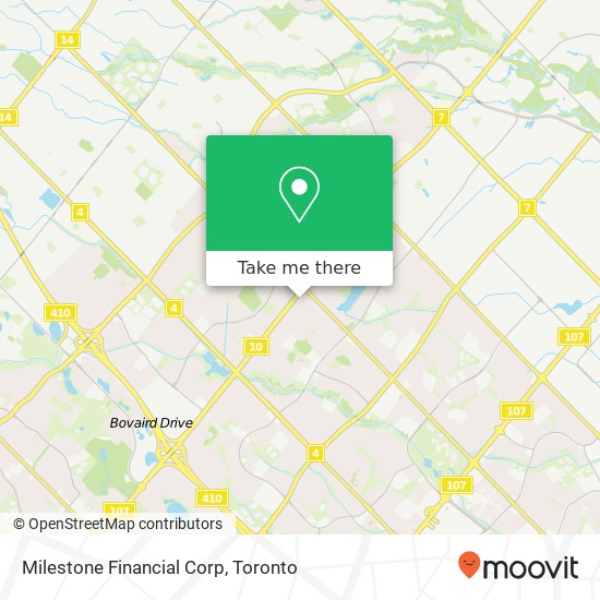 Milestone Financial Corp map