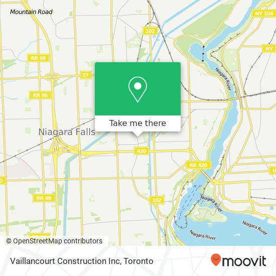 Vaillancourt Construction Inc map