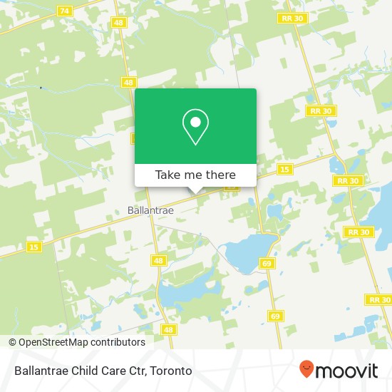 Ballantrae Child Care Ctr map