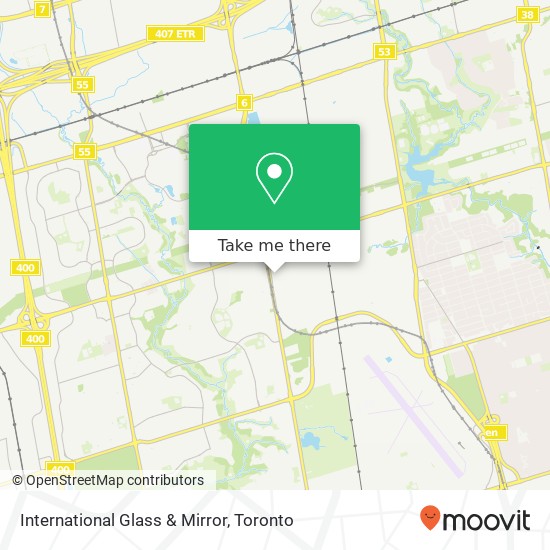 International Glass & Mirror map